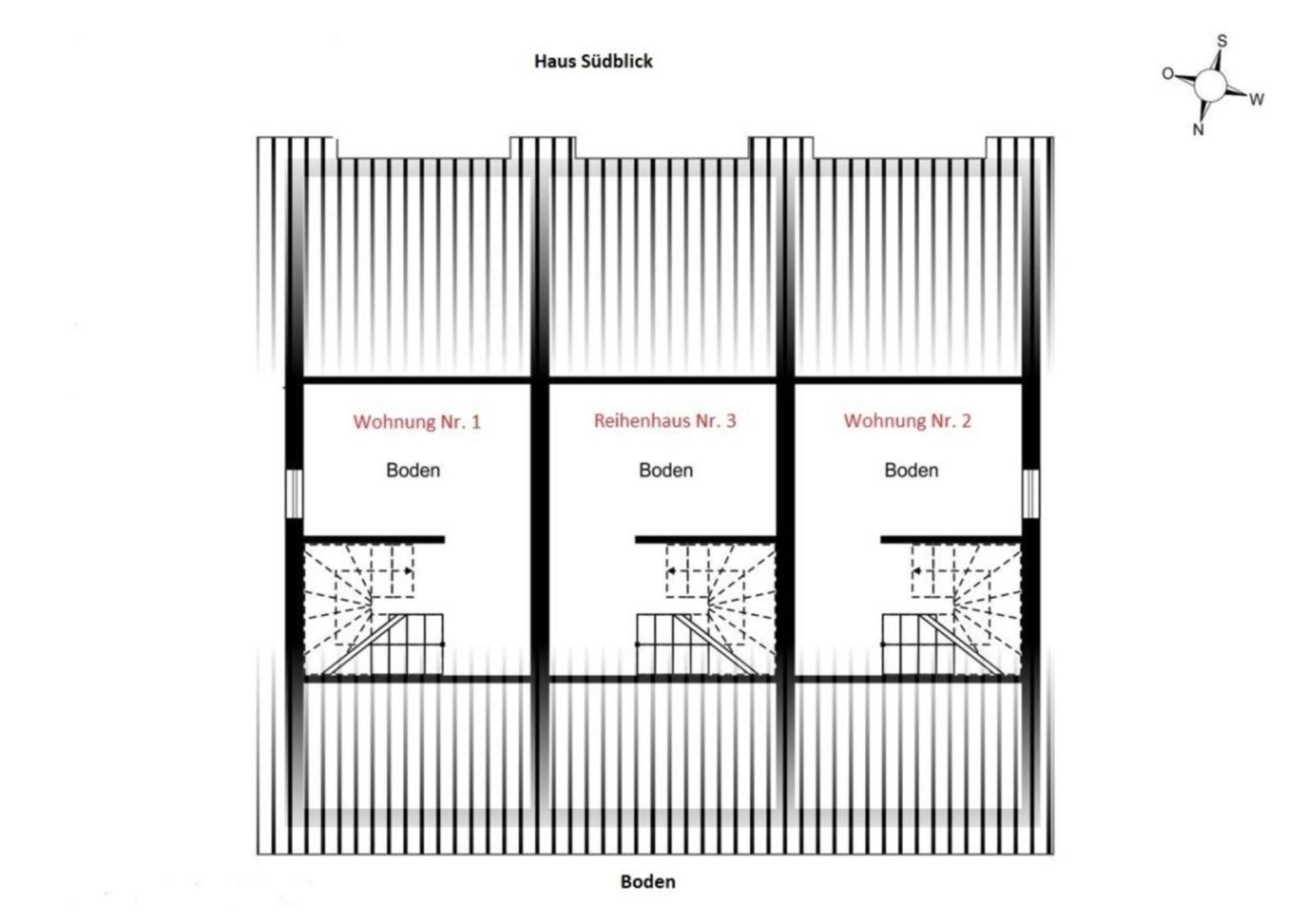 Haus Suedblick, Nr 2 Apartment Werdum Exterior photo